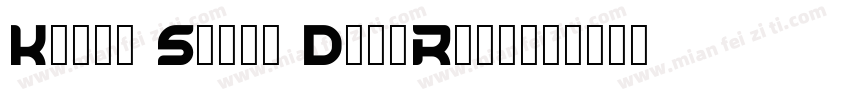 Keran Space DemoRegu字体转换